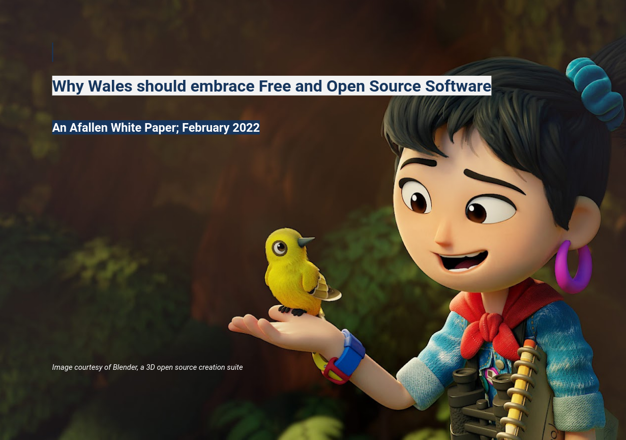 Reaping the open source benefit for Wales